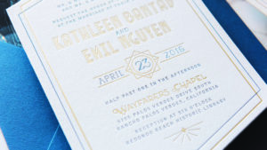 Deco Wedding Invitation
