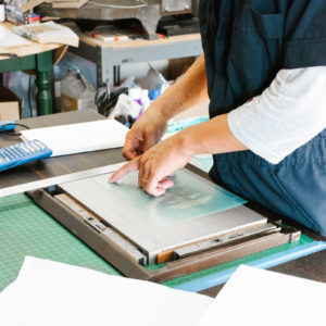 Behind the scenes printing